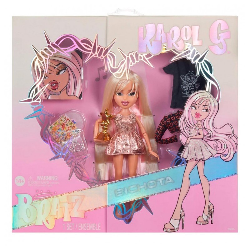 BRATZ CELEBRITY KAROL G ( con tatuaje)