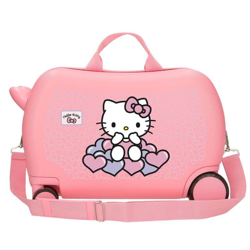 Maleta ABS Hearts &#38; Dots Hello Kitty 45cm