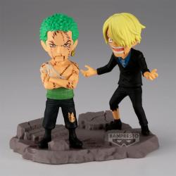 Figura Roronoa Zoro &#38; Sanji One Piece 8cm