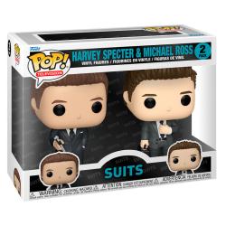 Blister 2 figuras POP Suits Harvey Specter &#38; Michael Ross