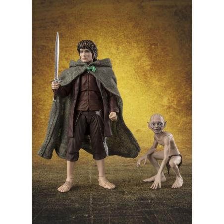 Figura S.H. Figuarts Frodo Baggins &#38; Gollum La Comunidad del Anillo El Señor de los Anillos