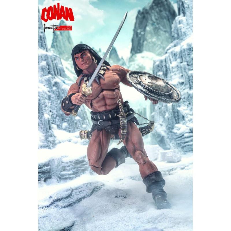 Figura Conan the Barbarian Frazetta Icon 17cm