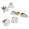 Set pendientes Deathly Hallows Golden Snitch Platform Harry Potter