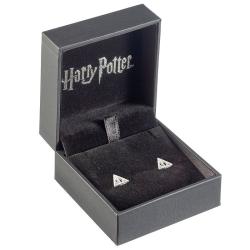 Pendientes Deathly Hallows plata