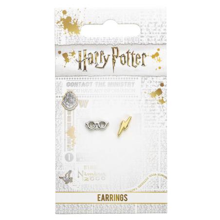 Pendientes Lightening Bolt and Glasses Harry Potter