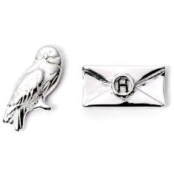 Pendientes Hedwig and Letter Harry Potter