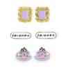 Set 3 pares de pendientes Friends
