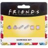 Set 3 pares de pendientes Friends
