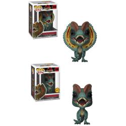 Jurassic Park Figuras POP! Movies Vinyl 9 cm Dilophosaurus Surtido (6