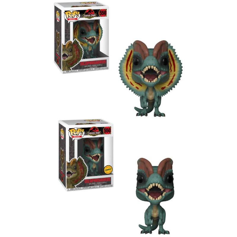 Jurassic Park Figuras POP! Movies Vinyl 9 cm Dilophosaurus Surtido (6