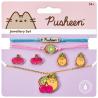 Set Colgante + pulsetas + pendientes Pusheen