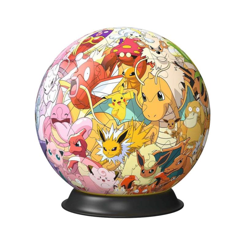 Pokémon Puzzle 3D Puzzle-Ball Kanto Region (73 piezas