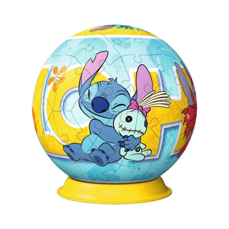 Disney Stitch Puzzle 3D Puzzle-Ball Stitch (73 piezas