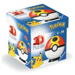 Pokémon Puzzle 3D Pokéballs: Acopio Ball (55 piezas