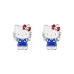 Pendientes Hello Kitty plata