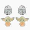 Set 2 Pares de pendientes Grogu The Mandalorian Star Wars