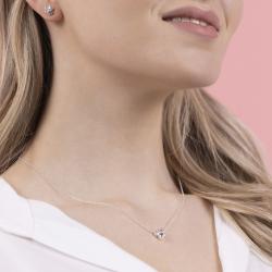 Set Colgante + pendientes Minnie Disney plata