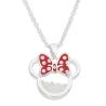 Colgante Octubre Minnie Disney plata