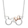 Colgante Mickey & Minnie Disney plata