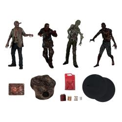 The Walking Dead Pack de 4 Figuras Walkers 13 cm