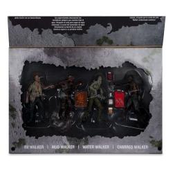 The Walking Dead Pack de 4 Figuras Walkers 13 cm
