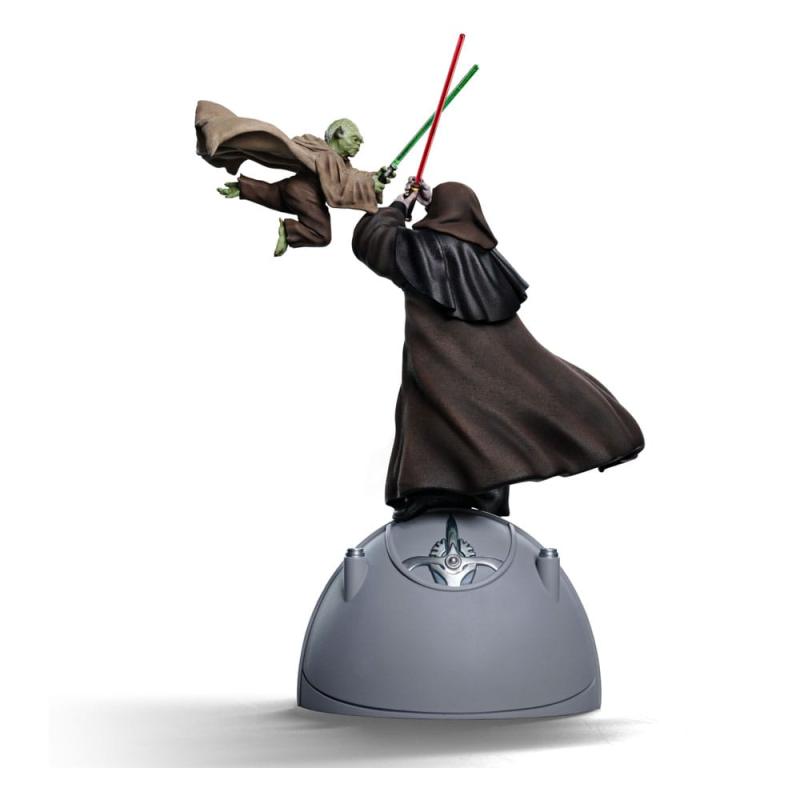 Star Wars Estatua 1/10 Deluxe Art Scale Yoda vs Emperor Palpatine (CCXP Exclusive 2024) 31 cm