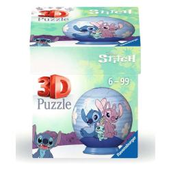 Disney Stitch Puzzle 3D Puzzle-Ball Stitch & Angel (55 piezas