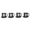 Set mini tazas espresso emblemas Harry Potter