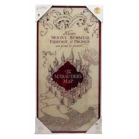 Poster cristal Mapa Merodeador Harry Potter