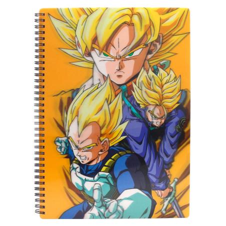Cuaderno A4 Saiyans Dragon Ball Z