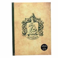 Cuaderno Slytherin Harry Potter con luz