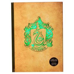 Cuaderno Slytherin Harry Potter con luz
