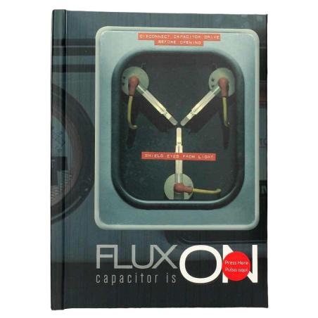 Libreta Regreso al Futuro con luces