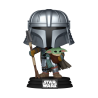 Figura POP Star Wars Impressions Mandalorian with Grogu Exclusive