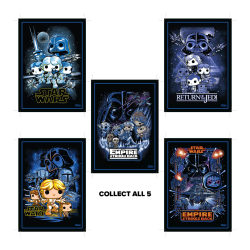 Figura POP Star Wars Impressions Mandalorian with Grogu Exclusive