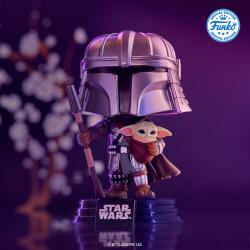 Figura POP Star Wars Impressions Mandalorian with Grogu Exclusive
