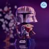 Figura POP Star Wars Impressions Mandalorian with Grogu Exclusive