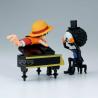 Figura Luffy &#38; Brook Word Collectable Stories One Piece 8cm