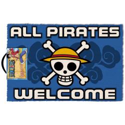 Felpudo All Pirates Welcome One Piece