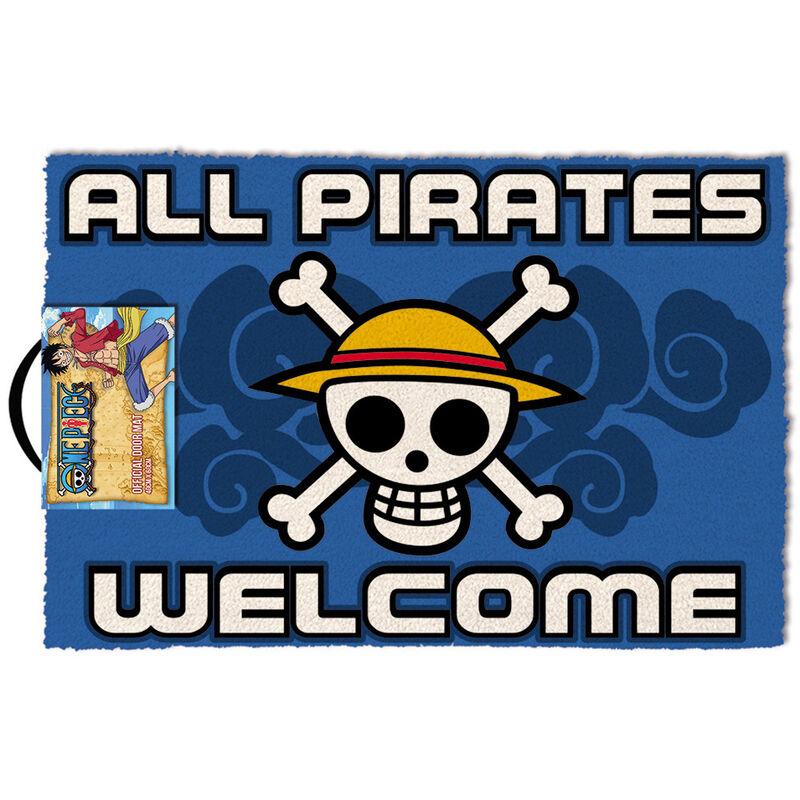 Felpudo All Pirates Welcome One Piece