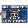 Felpudo All Pirates Welcome One Piece