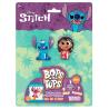 Blister 3 figuras decorativas lapices Stitch Disney