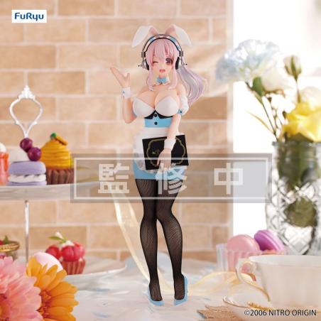 Figura Super Sonico Waitress Light Blue Bicute Bunnies 28cm