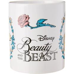 Set Taza + llavero + posavasos La Bella y la Bestia Disney