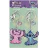 Set 2 Llaveros Angel &#38; Stitch Disney