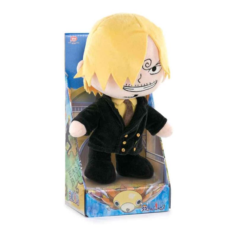 One Piece Figura de peluche Sanji (expositor de cartón) 28 cm