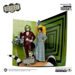 Beetlejuice Beetlejuice Pack de 4 Estatuas Movie Maniacs 15 cm