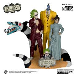 Beetlejuice Beetlejuice Pack de 4 Estatuas Movie Maniacs 15 cm