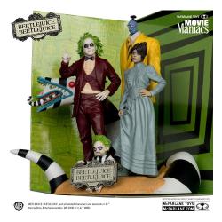 Beetlejuice Beetlejuice Pack de 4 Estatuas Movie Maniacs 15 cm