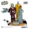 Beetlejuice Beetlejuice Pack de 4 Estatuas Movie Maniacs 15 cm